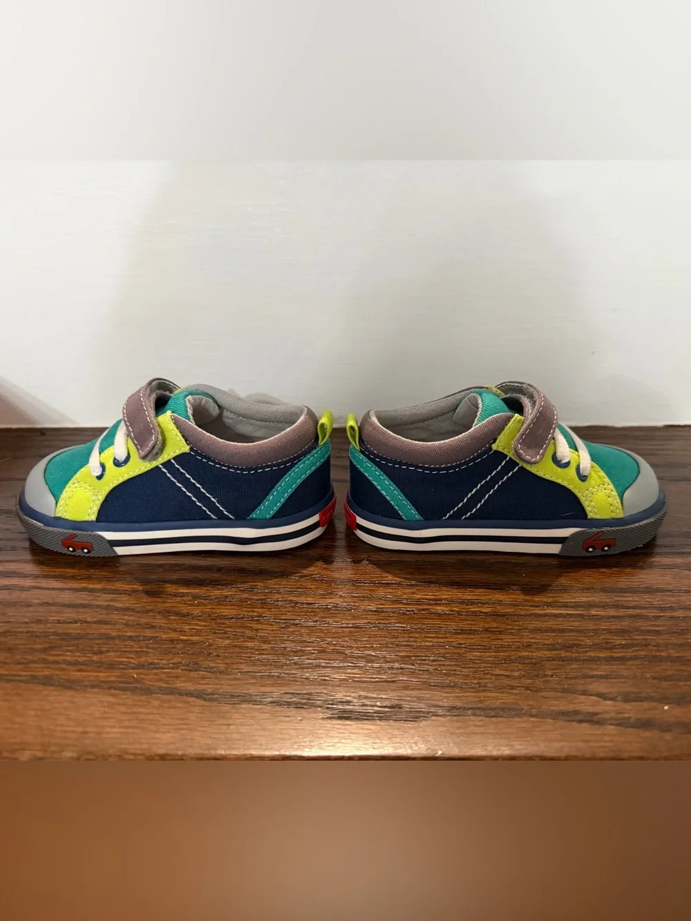 See Kai Run - Tanner - Teal/NavyNavy - Toddler Sneakers - Size 6